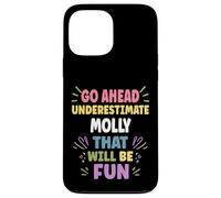 Custodia per iPhone 13 Pro Max MOLLY Personalized Women's Gift Custom MOLLY