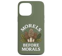 Custodia per iPhone 13 Pro Max Morel Hunter Humor Morels prima della morale