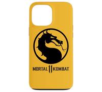 Custodia per iPhone 13 Pro Max Mortal Kombat 11 Dragon Black Logo
