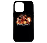 Custodia per iPhone 13 Pro Max Mortal Kombat X Scorpio Flames
