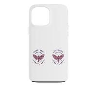 Custodia per iPhone 13 Pro Max Moth wings swords Latin nocturnal mystical bones star symbol