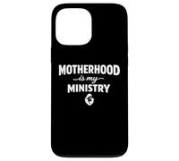 Custodia per iPhone 13 Pro Max Motherhood is My Ministry Homeschool Mama Mom Life