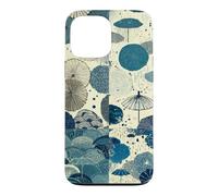 Custodia per iPhone 13 Pro Max Motivo a cresta fine Rain Edo