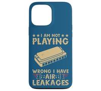 Custodia per iPhone 13 Pro Max Musica I am not playing wrong I Have Air Leakages Harmonica