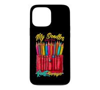 Custodia per iPhone 13 Pro Max MY DOODLES PAY THE RENT ON PAPER
