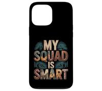 Custodia per iPhone 13 Pro Max My Squad Is Smart Gruppo di intelligence educativa -
