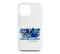 Custodia per iPhone 13 Pro Max Nastro blu di sensibilizzazione sulla sindrome di Angelman