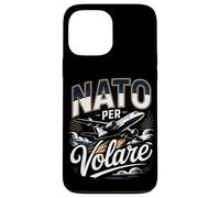 Custodia per iPhone 13 Pro Max Nato Per Volare Aereo Pilota Amante Del Volo