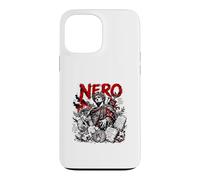 Custodia per iPhone 13 Pro Max Nerone Imperatore Romano Antica Roma Città Infuocata