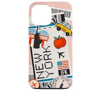 Custodia per iPhone 13 Pro Max New York Travel Pass NYC JFK Adventure