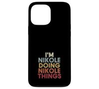 Custodia per iPhone 13 Pro Max Nikole Name Nikole Personalized Name First Given