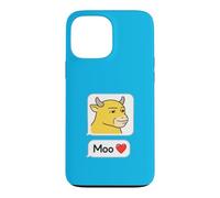 Custodia per iPhone 13 Pro Max Niu Lai Moo Love Meme virale di reazione della mucca cinese