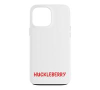 Custodia per iPhone 13 Pro Max Nome gatto Huckleberry Gifts All I Need Is Coffee Cat Named