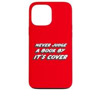 Custodia per iPhone 13 Pro Max Non giudicare mai un libro dalla copertina | Dire Citazione