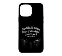 Custodia per iPhone 13 Pro Max Non temere l'esercito del cielo è con te 2 re 6:16 Spagnolo