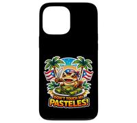 Custodia per iPhone 13 Pro Max Non toccare i miei pastelli Boricua Coqui