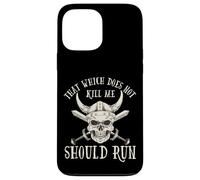 Custodia per iPhone 13 Pro Max Nordic Viking: That Which Does Not Kill Me Should Run