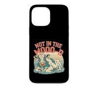 Custodia per iPhone 13 Pro Max Not In The Moo-d Moo-d Mucca Divertente Sarcastico Bovino