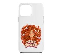 Custodia per iPhone 13 Pro Max Nove & Divine Redhead 9 Stelle di un anno Luna Divertimento Ginger Girl