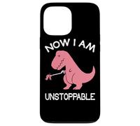 Custodia per iPhone 13 Pro Max Now I'm Unstoppable - Funny T-Rex Dinosaur