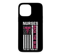 Custodia per iPhone 13 Pro Max Nurse Back The Blue I've Got Your Six American Flag
