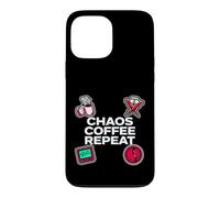 Custodia per iPhone 13 Pro Max Nurse Life Chaos Coffee Repeat ER Medical