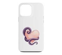 Custodia per iPhone 13 Pro Max Octopus Heart Tentacle Ocean Love Cute Octopus