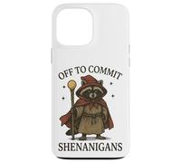 Custodia per iPhone 13 Pro Max Off To Commit Shenanigans Raccoon