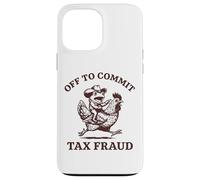 Custodia per iPhone 13 Pro Max Off To Commit Tax Fraud Frog Anti-tasse Rana