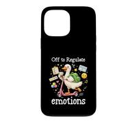 Custodia per iPhone 13 Pro Max Off To Regulate Emotions Duck Scooter Consigli per la salute mentale