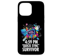 Custodia per iPhone 13 Pro Max Office Worker 4:59 PM Quick Sync Survivor Meme