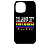 Custodia per iPhone 13 Pro Max Oklahoma City Pride Gay Lesbiche Queer LGBT Bandiera Arcobaleno