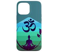 Custodia per iPhone 13 Pro Max OM Universo All'interno di Aum Meditazione Yoga Spirituale