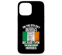 Custodia per iPhone 13 Pro Max On The Eighth Day God Created The Irish Pride Heroes