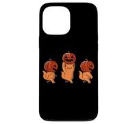 Custodia per iPhone 13 Pro Max one two three Cute Kittens Pumpkin Halloween Spooky vintage
