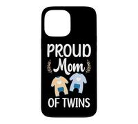 Custodia per iPhone 13 Pro Max Orgoglioso Mamma Di Fantastici Gemelli Incinta Due Babys Madre