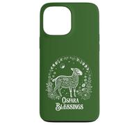 Custodia per iPhone 13 Pro Max Ostara Blessings Pagan Spring Lamb Floral Moon Ostara