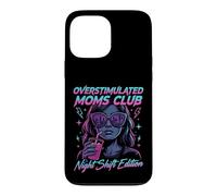 Custodia per iPhone 13 Pro Max Overstimulated Moms Club Retro Night Shift Edition Mama