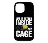 Custodia per iPhone 13 Pro Max Padel Doppio Life Is Better Inside The Cage Padel