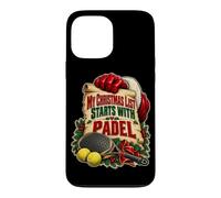 Custodia per iPhone 13 Pro Max Padel Natale Lista dei desideri