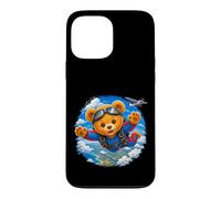 Custodia per iPhone 13 Pro Max Paracadutismo Carino Coraggioso Teddy Bear Adventure Forme Mania