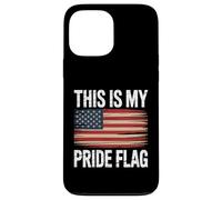 Custodia per iPhone 13 Pro Max Patriotic This is My Pride, bandiera americana, 4 luglio