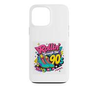 Custodia per iPhone 13 Pro Max Pattini a rotelle anni '90 regalo per lei nostalgia