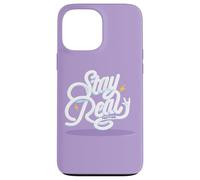 Custodia per iPhone 13 Pro Max Paul Frank Stay Real Bubble Testo