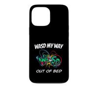Custodia per iPhone 13 Pro Max PC Gamer WASD My Way Out Of Bed Funny Gaming
