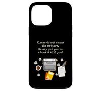 Custodia per iPhone 13 Pro Max Per favore, non infastidire lo scrittore Romanziere Autore Macchina da scrivere