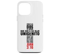 Custodia per iPhone 13 Pro Max Perché amiamo Dio in questo modo - Mensajes Biblicos Cristianos