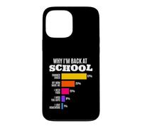 Custodia per iPhone 13 Pro Max Perché sono tornato a scuola Motivi divertenti Grafico a barre Matematica Umorismo