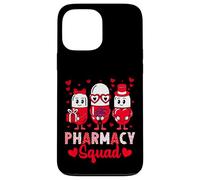 Custodia per iPhone 13 Pro Max Pharmacy Squad Funny Valentine's Day Pharmacist Technician