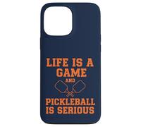 Custodia per iPhone 13 Pro Max Pickleball Life Is A Game Divertente Giocatore di paddle
